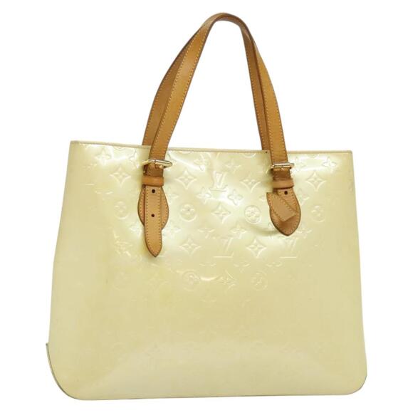 LOUIS VUITTON Monogram Vernis Brentwood Shoulder Bag Perle M91512 - Picture 1 of 16